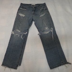BONGO JEANS 36X30 STRAIGHT CUT VINTAGE DISTRESSED